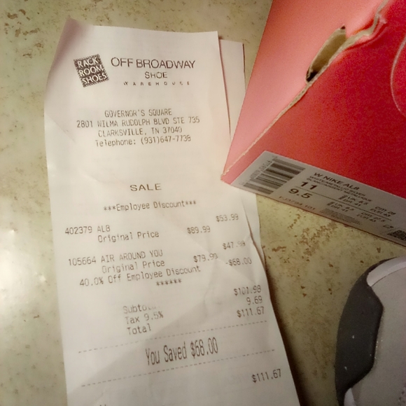 Gray Silver Metallic White Women's Nike Running Shoes - Picture 9 of 15